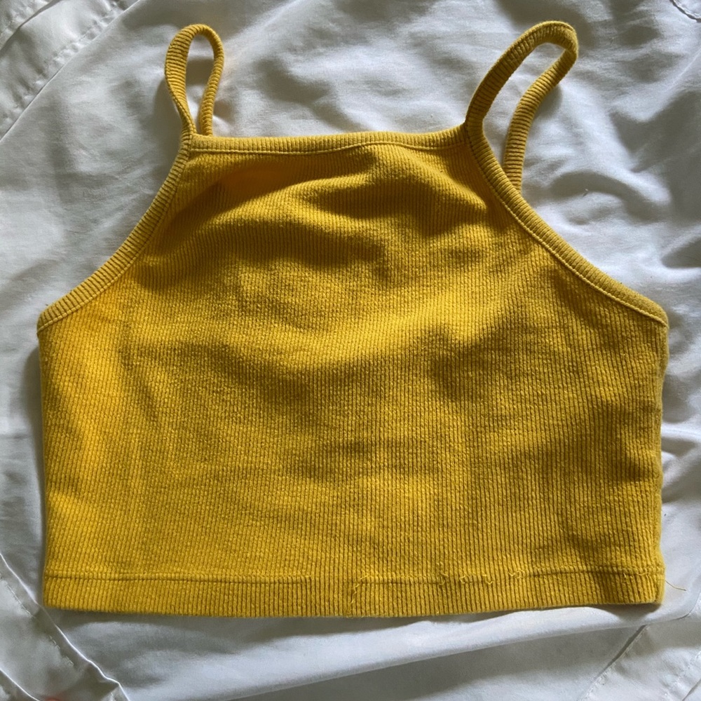 Yellow Crop Top